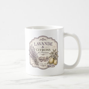 lavdande et citron mug