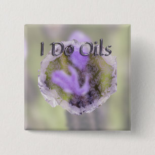 Lavendar and Lace 15 Cm Square Badge