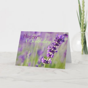 Lavendar ・ Birthday Card