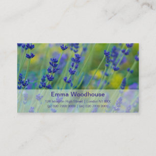 Lavendar Lavendel Business Card