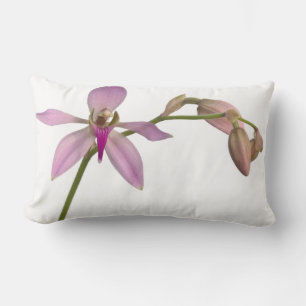 Lavendar Purple Orchid Lumbar Cushion