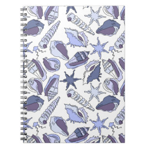 Lavendar Seashells Notebook