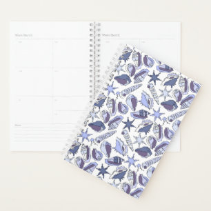 Lavendar Seashells Planner