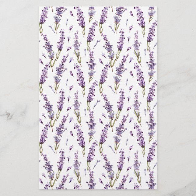 Lavendar Soap Wrap Paper Sheet (Front)