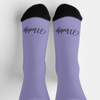 Lavendar Solid Colour  Socks