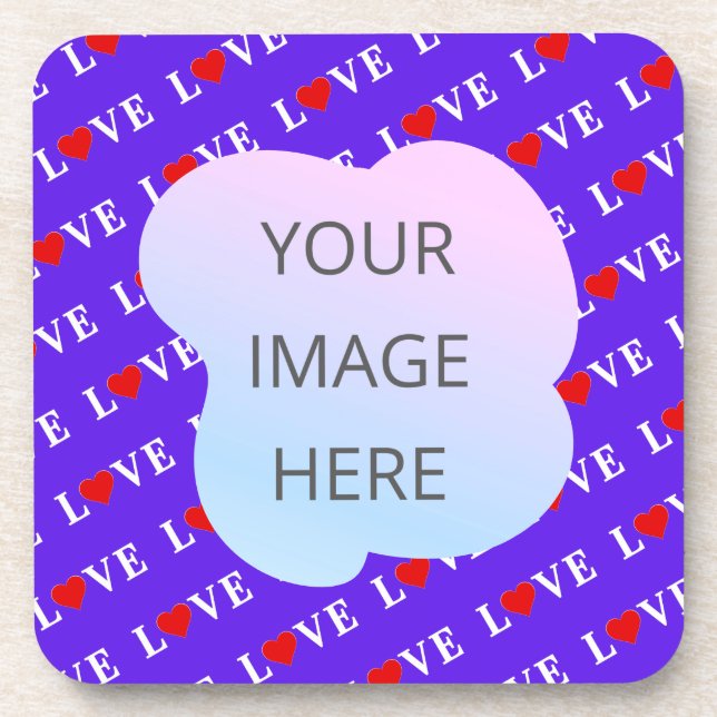 Lavende LOVE Stylish Coaster (Front)