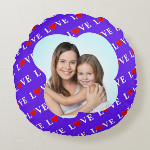 Lavende LOVE Stylish Round Cushion