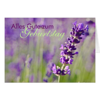 Lavendel • Geburtstagskarte