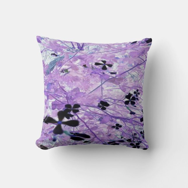 Lavender Abstract Cushion (Front)