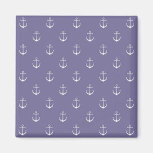 Lavender Anchors Away Magnet
