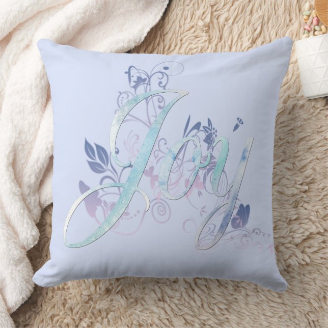 Lavender and Blue Joy Cushion (Blanket)