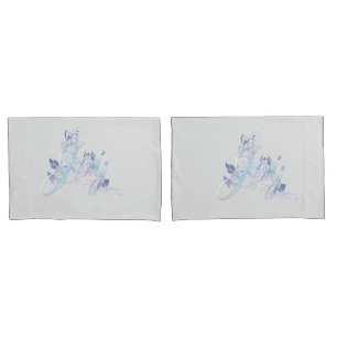 Lavender and Blue Joy Pillowcase