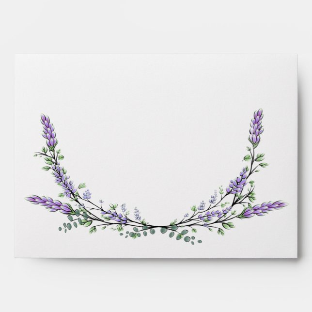 Lavender and Eucalyptus Envelope (Front)