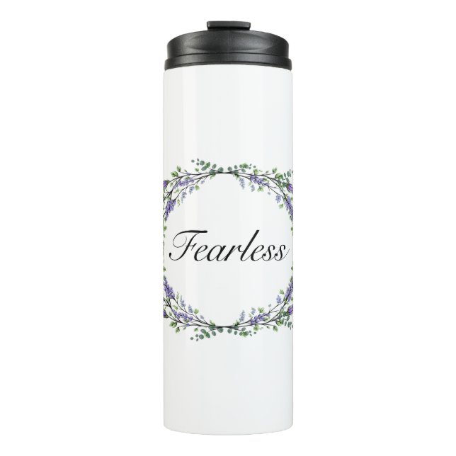Lavender and Eucalyptus Fearless Thermal Tumbler (Front)