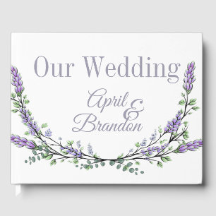 Lavender and Eucalyptus Guest Book