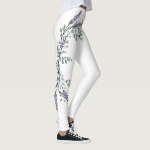 Lavender and Eucalyptus Leggings