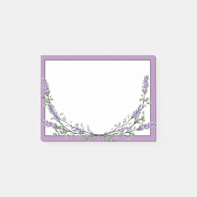 Lavender and Eucalyptus Post-it Notes (Front)