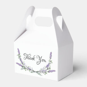 Lavender and Eucalyptus Watercolor Painting Favou Favour Box