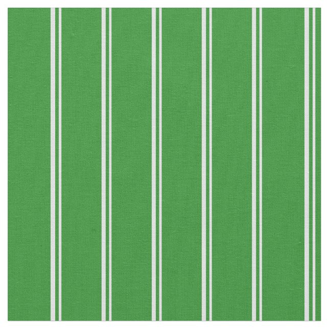 Lavender and Forest Green Coloured Lines Fabric (Close Up)