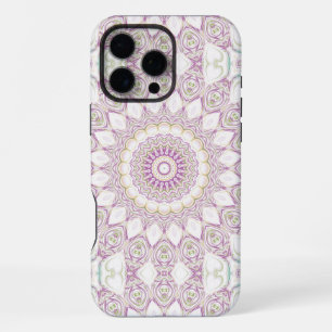 Lavender and Green Pastel Mandala Pattern Design iPhone 16 Pro Max Case