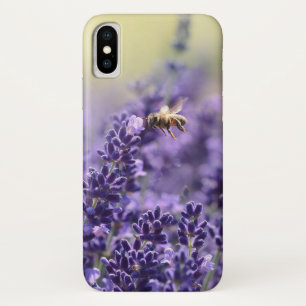 Lavender and Honey Bee iPhone X Case