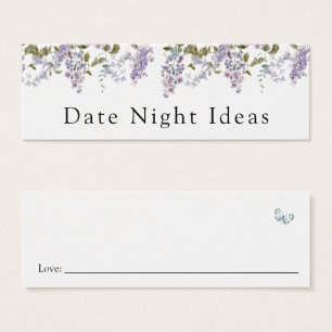 Lavender and Lilacs Night Idea Card