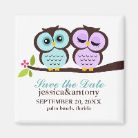 Lavender and Mint Owls Wedding