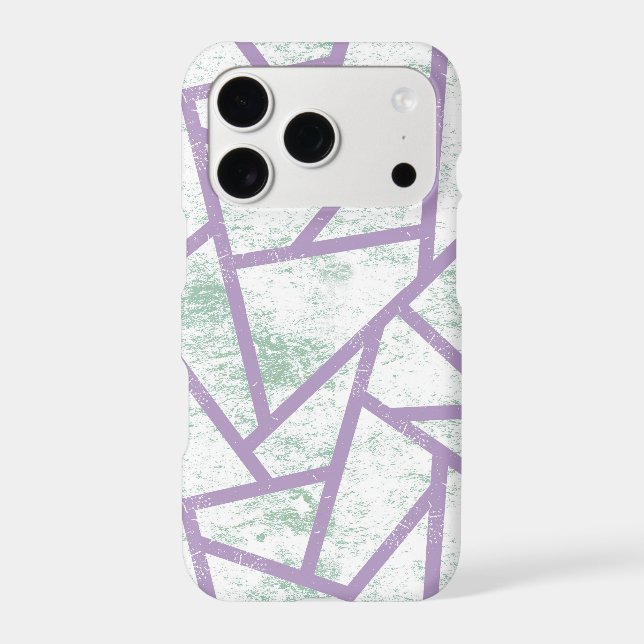 Lavender and pale green mosaic pattern (Back)