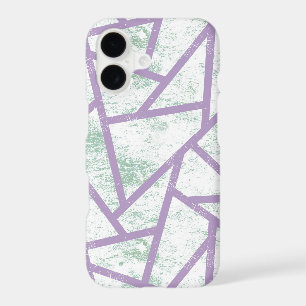 Lavender and pale green mosaic pattern