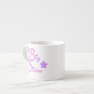 Lavender and Pink Big Sister Gifts Espresso Cup