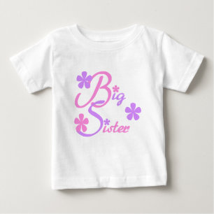 Lavender and Pink Big Sister Tshirts and Gifts