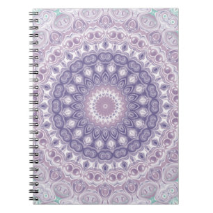 Lavender and Purple Medallion Design Notebook