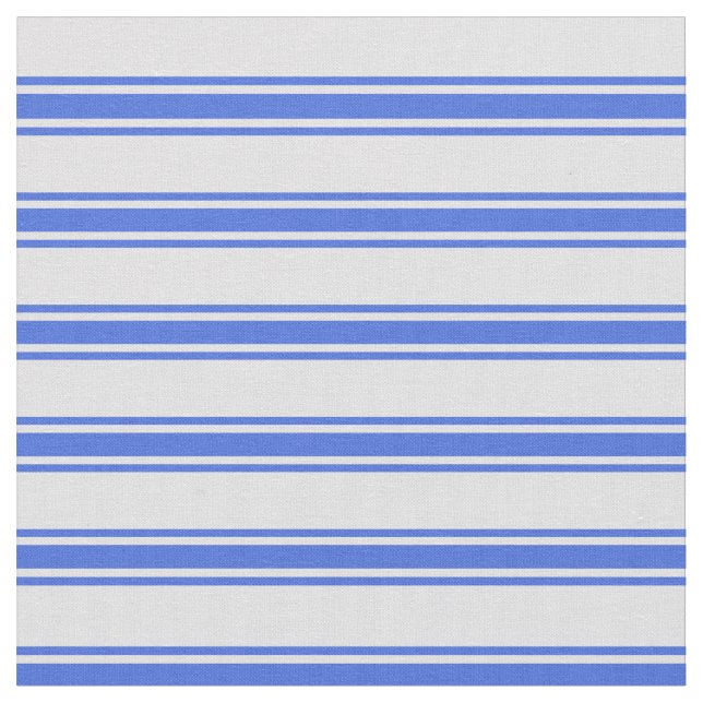 Lavender and Royal Blue Coloured Lines Fabric (Close Up)