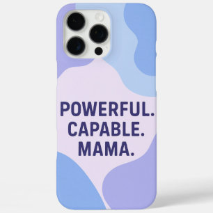 Lavender and sky blue patterns AI art iPhone 16 Pro Max Case