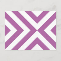 Lavender and White Chevrons