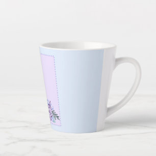 LAVENDER AQUA SMALL LATTE MUG