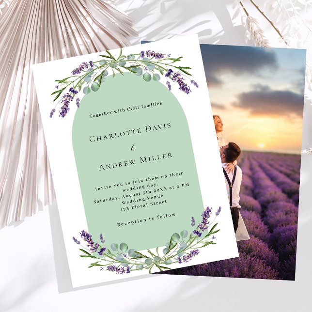 Lavender arch photo sage budget wedding (Creator Uploaded)