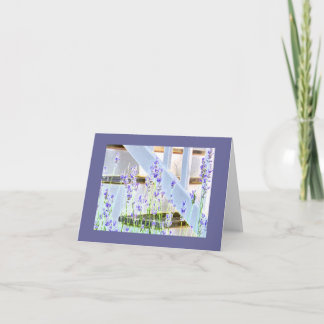 Lavender at the Stairs Card