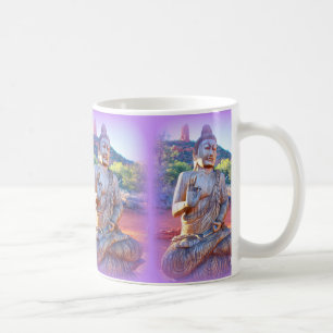 lavender aura buddhas coffee mug