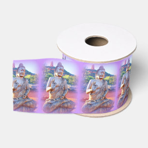 lavender aura buddhas grosgrain ribbon