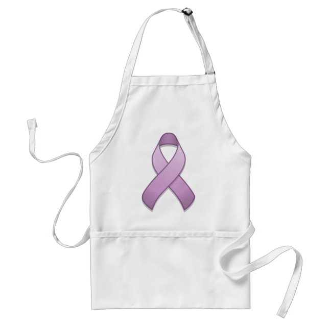 Lavender Awareness Ribbon Apron (Front)