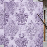 Lavender Baroque Scroll 