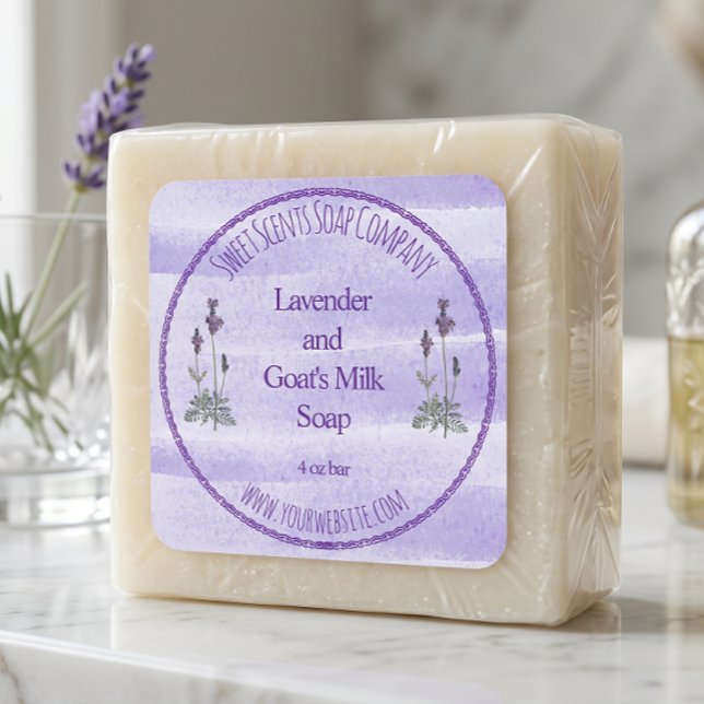 Lavender Bath and Cosmetics Label (Creator Uploaded)