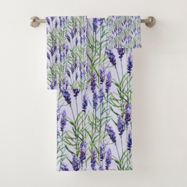 Lavender Bath Towel Set (Insitu)