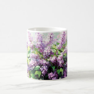 Lavender Blooming Lilac Bouquet Coffee Mug