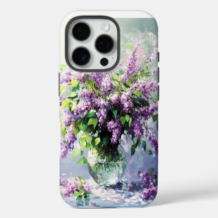 Lavender Blooming Lilac Bouquet iPhone 16 Pro Case