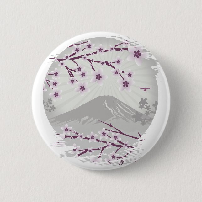 Lavender Blossom 6 Cm Round Badge (Front)