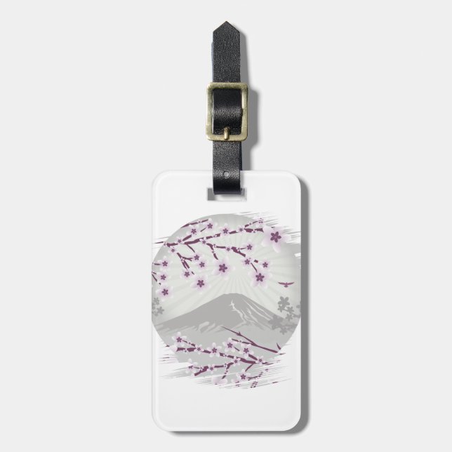 Lavender Blossom Luggage Tag (Front Vertical)