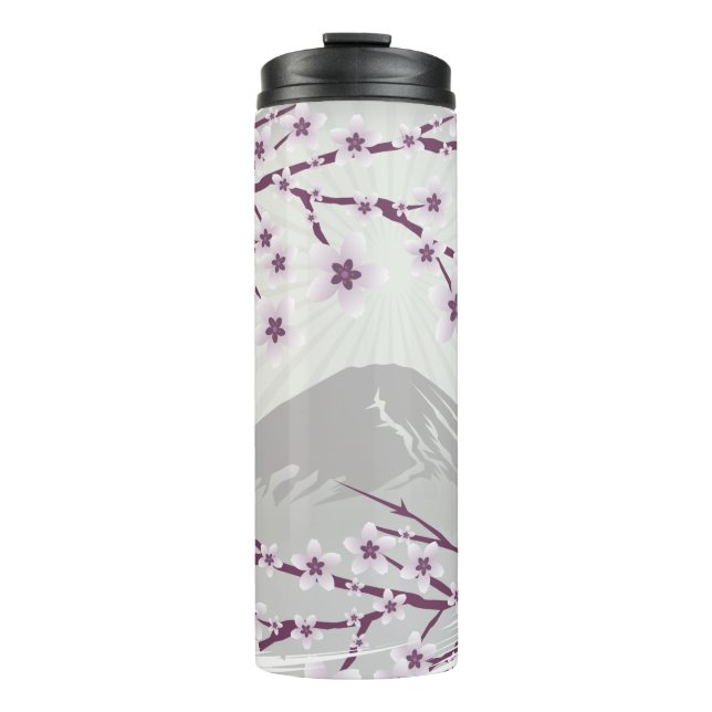 Lavender Blossom Thermal Tumbler (Front)