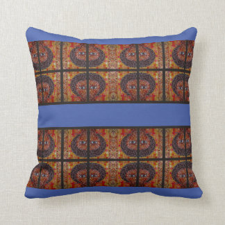 Lavender Blue Accent Ethiopian Traditional  Throw  Cushion